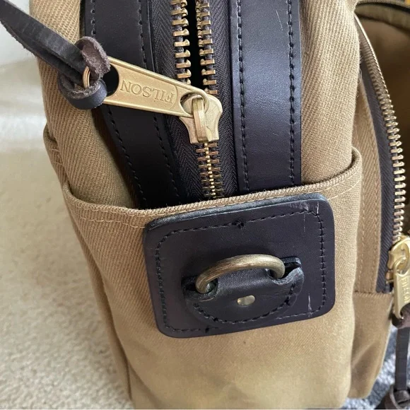 Filson 258 padded computer briefcase bag - tan - Picture 4 of 9